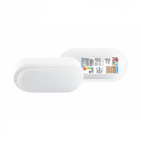 Светодиодный светильник LED ДПП 3801 12Вт 6500К IP65 белый овал 177*85*57 мм Народный