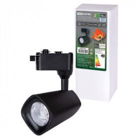 Светильник трековый однофазный LED TRL-02-015-NB 15 Вт. 24°. 4000 К. 90 Ra. черный. TDM