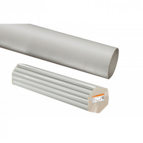 Труба гладкая жесткая ПВХ d 25 (111 м) длина 3 м. серая TDM