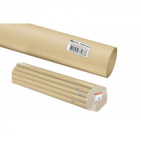 Труба гладкая жесткая ПВХ d 20 (104 м) длина 2 м индивид. штрихкод. "ЭКО" сосна TDM