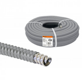 Металлорукав в ПВХ-изоляции РЗ-Ц-П 32 серый без протяжки (20м) TDM