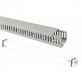 Кабель-канал перфорированный 50х50 перфорация 4 6мм TDM (24 м)