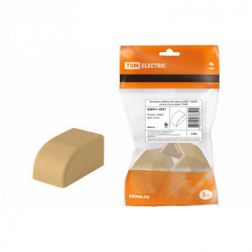 Заглушка кабельной трассы КМЗ 100x60 сосна (2 шт. комп.) TDM