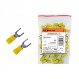 Наконечник НВИ 5.5-6 вилка 4-6мм (100шт) TDM