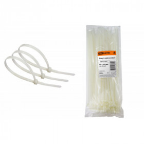 Хомут 7.6х350мм нейлон (белый) (100шт) TDM