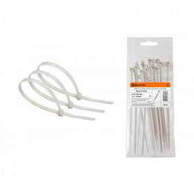 Хомут 2.5х120мм нейлон (белый) (25 штук) TDM