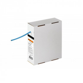 Термоусаживаемая трубка ТУТнг 4 2 синяя в коробке (10 м упак) TDM