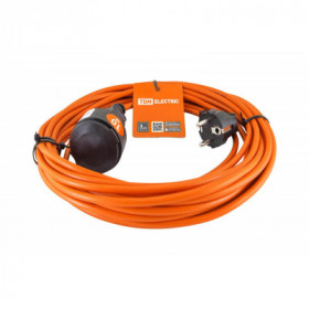 Удлинитель-шнур силовой УШз10 TDM (штепс. гнездо. 10м ПВС 3х0.75)