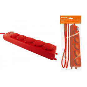 Удлинитель силовой Уз16-05В TDM (с крышками IP44. выключатель. 5 мест 20м ПВС 3х1.0)