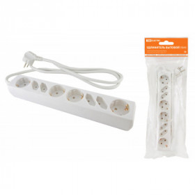 Удлинитель бытовой У044. 4 б з+4 с з. 3метра. ПВС 3х1.5мм2 16А 250В TDM