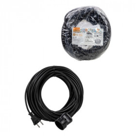 Удлинитель-шнур силовой народный ПВС 2200 Вт б з. 20м. штепс. гнездо