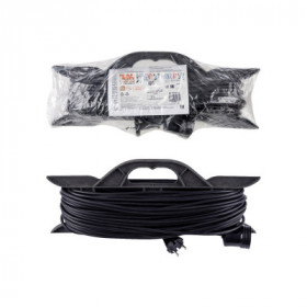 Удлинитель-шнур на рамке силовой народный ПВС 2200 Вт б з. 50м. штепс. гнездо