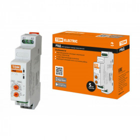 Реле времени РВД-0.1с 10мин-75мс 150мс-2х8А-24 230В-DIN ("звезда-треугольник". 24-230В АС DC) TDM