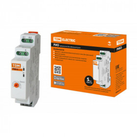 РИО-2 реле импульсное освещения (бистабильное. с тайм. 1-12 мин. 230В) TDM РИО-2 реле импульсное освещения (бистабильное. с тайм. 1-12 мин. 230В) TDM