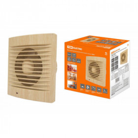 Вентилятор бытовой настенный. 120 С "ЭКО" (сосна) TDM