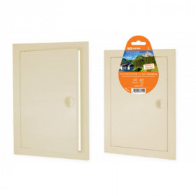 Люк ревизионный с ручкой 150х200. слоновая кость TDM