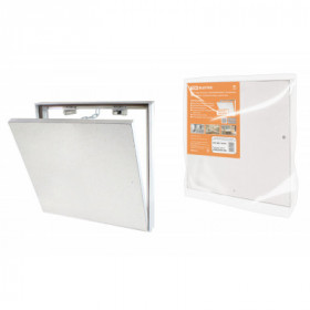 Люк под плитку. алюминиевый. съемный. нажимной. ограничитель-цепочка. 200х300. TDM