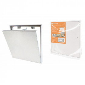 Люк под плитку. алюминиевый. съемный. нажимной. ограничитель-цепочка. 200х400. TDM