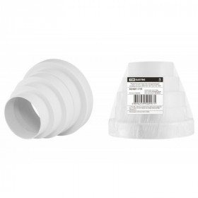 Редуктор для круглых воздуховодов универсальный. D80 100 120 125 150. TDM