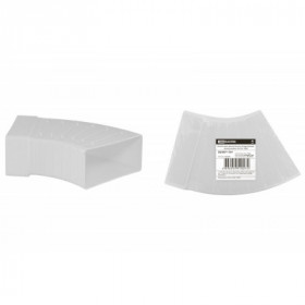 Колено для прямоугольных воздуховодов разноугловое. 55х110. TDM