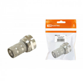 Штекер F RG6. инд. упаковка TDM