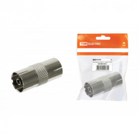 Переходник гнездо TV - гнездо TV. инд. упаковка TDM