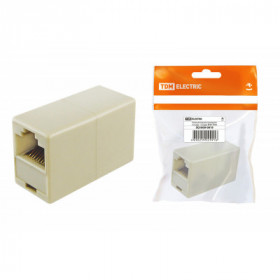 Компьютерный проходник (гнездо-гнездо) 8P8C. инд. упаковка TDM