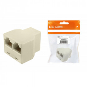 Компьютерный двойник (гнездо — 2 гнезда) 8Р-8С. инд. упаковка TDM