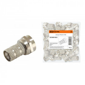 Штекер F RG6 б п TDM