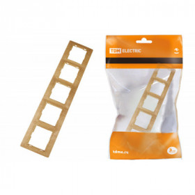 Рамка 5 постовая горизонтальная "ЭКО" (сосна) "Таймыр" TDM