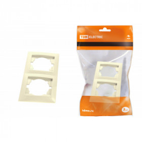 Рамка 2-х постовая вертикальная сл. кость "Лама" TDM