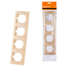 Рамка 4-х постовая вертикальная сосна "Лама" TDM