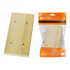 Накладка на бревно деревянная универсальная НБУ 1Пх2 95х195 мм. сосна TDM