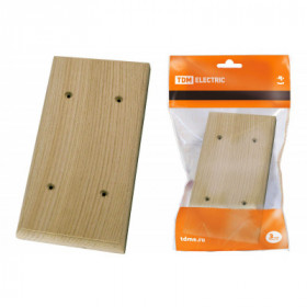 Накладка на бревно деревянная универсальная НБУ 1Пх2 95х195 мм. под покраску TDM