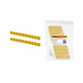 Маркер наборный - символ "A" желтый 1.5 мм2 (150 шт.) TDM