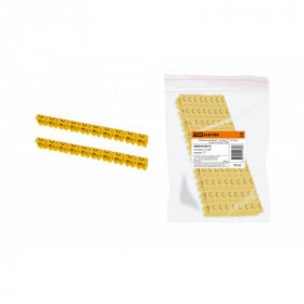 Маркер наборный - символ "C" желтый 1.5 мм2 (150 шт.) TDM