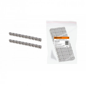 Маркер наборный - символ "8" серый 2.5 мм2 (150 шт.) TDM