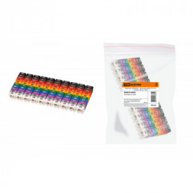 Маркеры наборные – комплект цифр («0»-«9») 2.5 мм2 (150 шт.) TDM