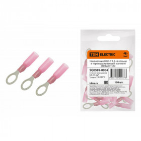 Наконечник НКИ-Т 1.5–6 кольцо в термоусаживаемой манжете (100шт) TDM