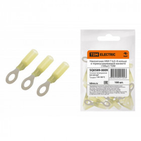 Наконечник НКИ-Т 6.0–8 кольцо в термоусаживаемой манжете (100шт) TDM