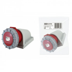 Розетка наружной установки IP67 32А 3Р+РЕ 380В TDM Розетка наружной установки IP67 32А 3Р+РЕ 380В TDM