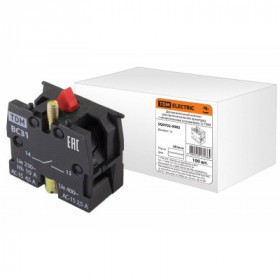 Доп. контакт для светосигн. арм. c мет. основанием 1з (1НО) TDM