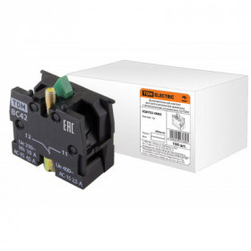 Доп. контакт для светосигн. арм. c мет. основанием 1р (1НЗ) TDM