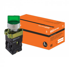 Переключатель BK 2365 2 положения зеленый 1з+1р TDM