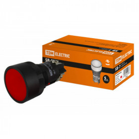 Кнопка SВ-7 "Стоп" красная 1р d22мм 230В TDM