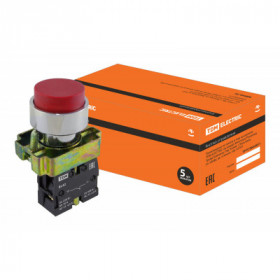 Кнопка BL42 без подсветки красный 1рTDM