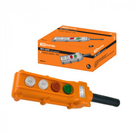 Пульт управления ПКТ-20ПС. кнопки Пуск с фиксацией. Стоп. вверх. вниз. IP54 TDM