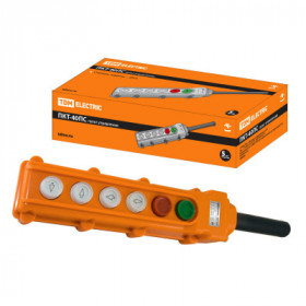 Пульт управления ПКТ-40ПС. кнопки Пуск с фиксацией. Стоп. вверх. вниз. влево. вправо. IP54 TDM