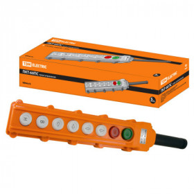 Пульт управления ПКТ-60ПС. кн Пуск с фикс. Стоп. вверх. вниз. влево. вправо. вперед. назад IP54 TDM