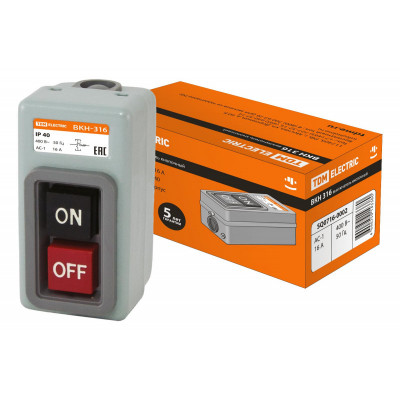 ВКН-316 3Р 16А 230 400В IP40 TDM